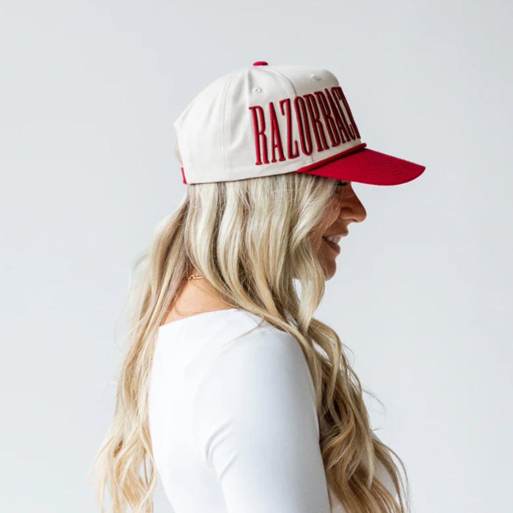 GDS Cream W/Razorbacks Hat