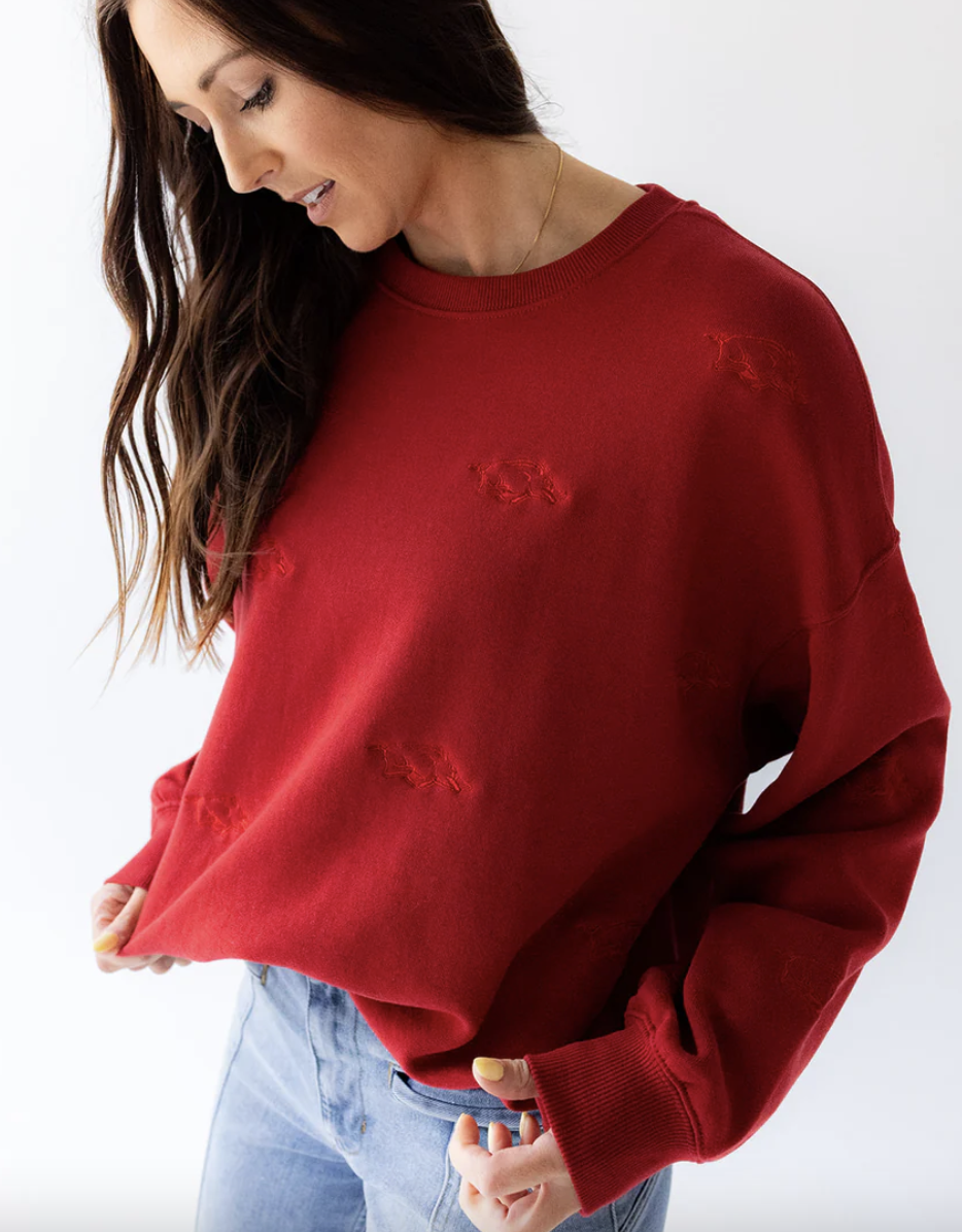 GDS Red Hog Red Sweatshirt
