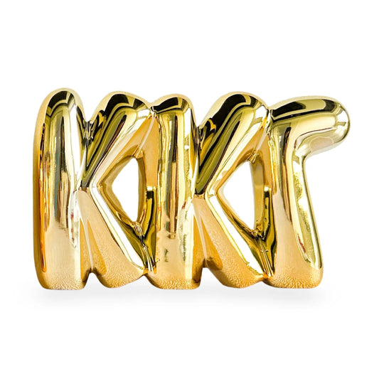 Kappa Gold Puffy Letters