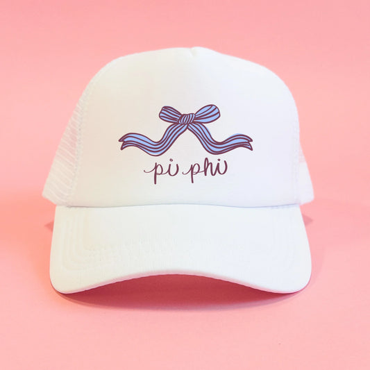 Pi Phi Bow Trucker Hat