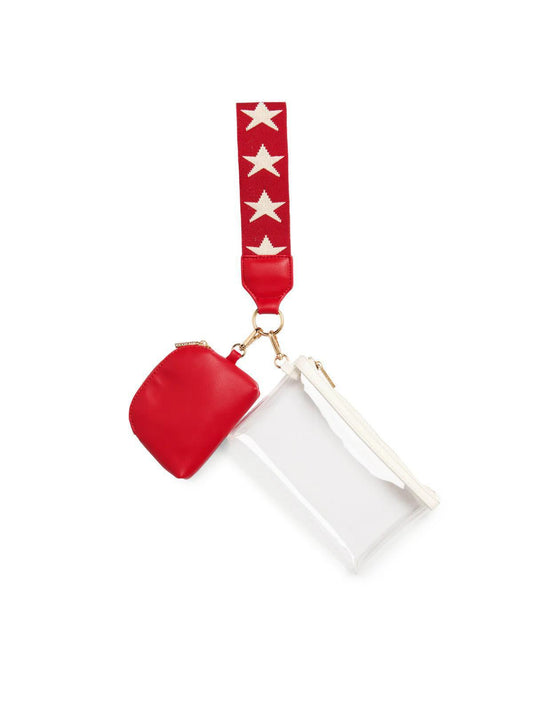 Shiraleah Clear Wristlet