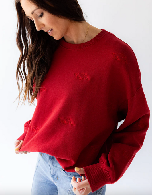 GDS Red Hog Red Sweatshirt